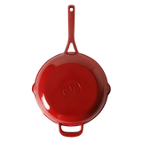 Martha Stewart Gatwick 12” Enameled Cast Iron Skillet, PFAS-Free, Rust Resistant, Oven Safe