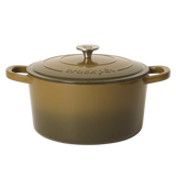 Crock Pot Artisan 7-Quart Round Cast Iron Dutch Oven Pot With Lid