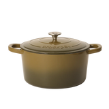 Crock Pot Artisan 5-Quart Round Cast Iron Dutch Oven Pot With Lid