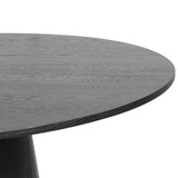 Orchid & Jules 52" Solid Oak Round Dining Table Set for 6 (7-Piece)