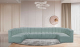 Arc - Faux Leather Modular U-Shaped Sectional