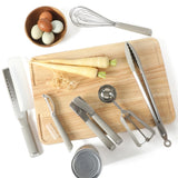 Calphalon Edge 6 Piece Stainless Steel Kitchen Tool & Gadget Set- Taupe