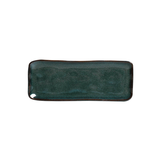 RECTANGULAR PLATTER ORGANIC STONEWARE Ø 8.66x3.74" OCEANO