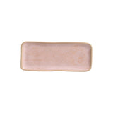 RECTANGULAR PLATTER ORGANIC STONEWARE Ø 8.66x3.74" LITCHI