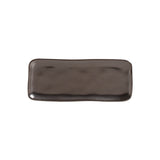 RECTANGULAR PLATTER ORGANIC STONEWARE Ø 8.66x3.74" METALLICA