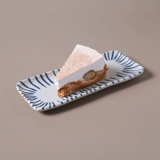 RECTANGULAR PLATTER ORGANIC STONEWARE Ø 8.66x3.74" ELEMENTO