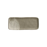 RECTANGULAR PLATTER ORGANIC STONEWARE Ø 8.66x3.74" SEIVA