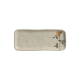 RECTANGULAR PLATTER ORGANIC STONEWARE Ø 8.66x3.74" CAMPESTRE