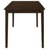 Guillen 5-piece Rectangular Dining Table Set Cappuccino
