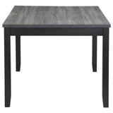 Barlow 6-piece Rectangular Dining Table Set Grey and Black