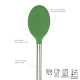 Silicone and Stainless Steel Mixing Spoon