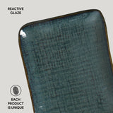 RECTANGULAR PLATTER JUTA STONEWARE Ø 7.08x5.51" OCEANO