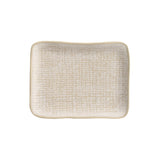 RECTANGULAR PLATTER JUTA STONEWARE Ø 7.08x5.51" LATTE