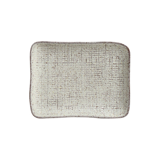 RECTANGULAR PLATTER JUTA STONEWARE Ø 7.08x5.51" PISTACHE