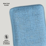 RECTANGULAR PLATTER JUTA STONEWARE Ø 7.08x5.51" BREEZE