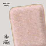 RECTANGULAR PLATTER JUTA STONEWARE Ø 7.08x5.51" LITCHI