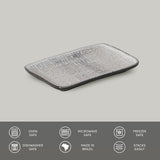 RECTANGULAR PLATTER JUTA STONEWARE Ø 7.08x5.51" DUST