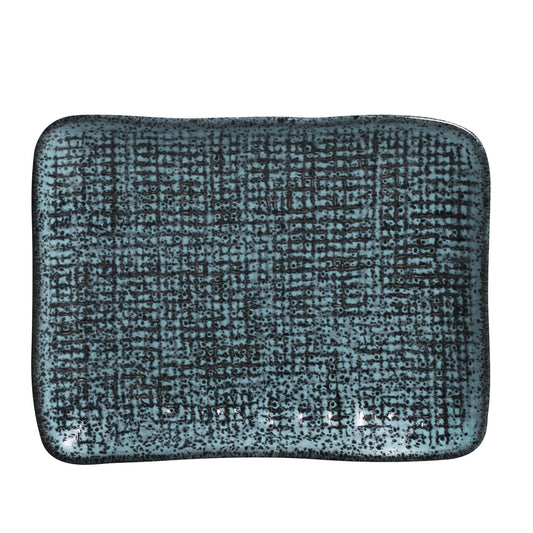 RECTANGULAR PLATTER JUTA STONEWARE Ø 7.08x5.51" NIGHT SKY