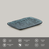 RECTANGULAR PLATTER JUTA STONEWARE Ø 7.08x5.51" NIGHT SKY