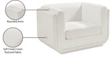 Kimora Chair - Luxurious Linen Textured Comfort with Contemporary Design for Any Modern Space
