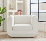 Kimora Chair - Luxurious Linen Textured Comfort with Contemporary Design for Any Modern Space