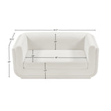 Kimora Loveseat - Luxurious and Cozy Contemporary Design for Stylish Living Room Comfort