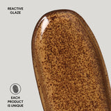 SHALLOW OVAL PLATTER ORGANIC STONEWARE Ø 6.5x3.15" DIJON