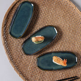 SHALLOW OVAL PLATTER ORGANIC STONEWARE Ø 6.5x3.15" OCEANO