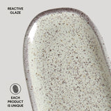 SHALLOW OVAL PLATTER ORGANIC STONEWARE Ø 6.5x3.15" PISTACHE