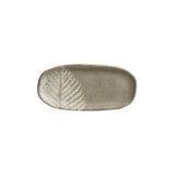 SHALLOW OVAL PLATTER ORGANIC STONEWARE Ø 6.5x3.15" SEIVA