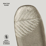 SHALLOW OVAL PLATTER ORGANIC STONEWARE Ø 6.5x3.15" SEIVA