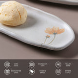 SHALLOW OVAL PLATTER ORGANIC STONEWARE Ø 6.5x3.15" CAMPESTRE