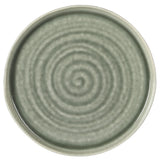 Gibson Elite Eclipse Swirls Plates and Bowls Sets, 12-Piece Stoneware Dinnerware Sets, Reactive Glaze Dish Set