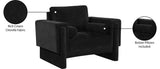 Madeline Chenille Fabric Upholstered Living Room Chair