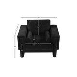 Madeline Chenille Fabric Upholstered Living Room Chair