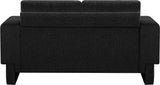 Madeline 65" Chenille Fabric Upholstered Loveseat