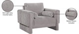 Madeline Chenille Fabric Upholstered Living Room Chair