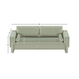 Madeline 89" Chenille Fabric Upholstered Sofa
