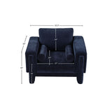 Madeline Chenille Fabric Upholstered Living Room Chair