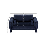 Madeline 65" Chenille Fabric Upholstered Loveseat