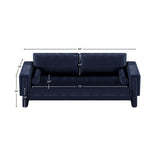 Madeline 89" Chenille Fabric Upholstered Sofa