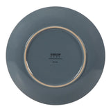 Gibson Home Plates and Bowls Set, 12 Piece Stoneware Dinnerware Set for 4, Ribbed Reactive Glaze, Dishwasher & Microwave Safe