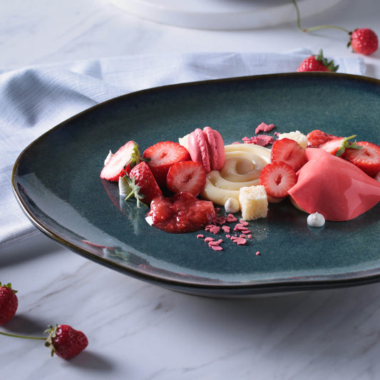 OVAL DINNER PLATE ORGANIC STONEWARE Ø 12.2" OCEANO