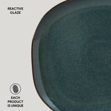 OVAL DINNER PLATE ORGANIC STONEWARE Ø 12.2" OCEANO
