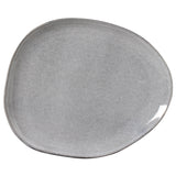 OVAL DINNER PLATE ORGANIC STONEWARE Ø 12.2" DUST