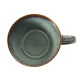 Gibson Elite Coffee Mugs Set of 4, 22 oz Large Blue Stoneware Cups, Reactive Glaze, Chip Resistant, Dishwasher, Oven & Microwave Safe