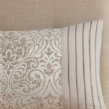 Gold Thread Damask 12-Piece Complete Comforter Set