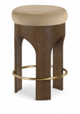 Bocceli - Counter Stool - Brown Base