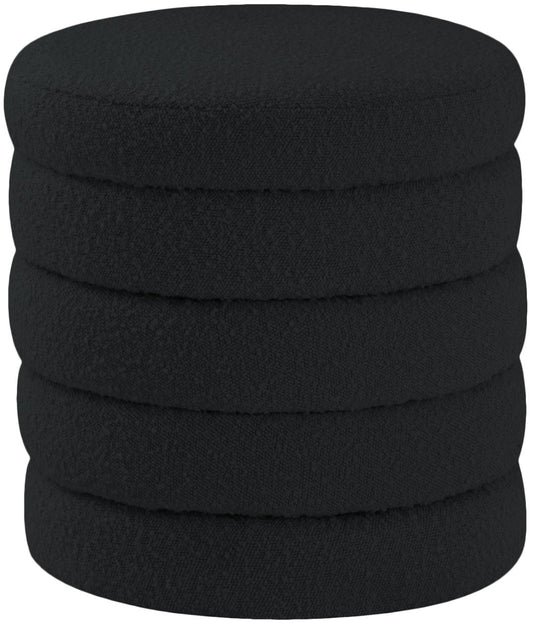 Aphia Boucle Fabric Upholstered Stool