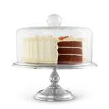 Beaded Cake Stand with Dome
